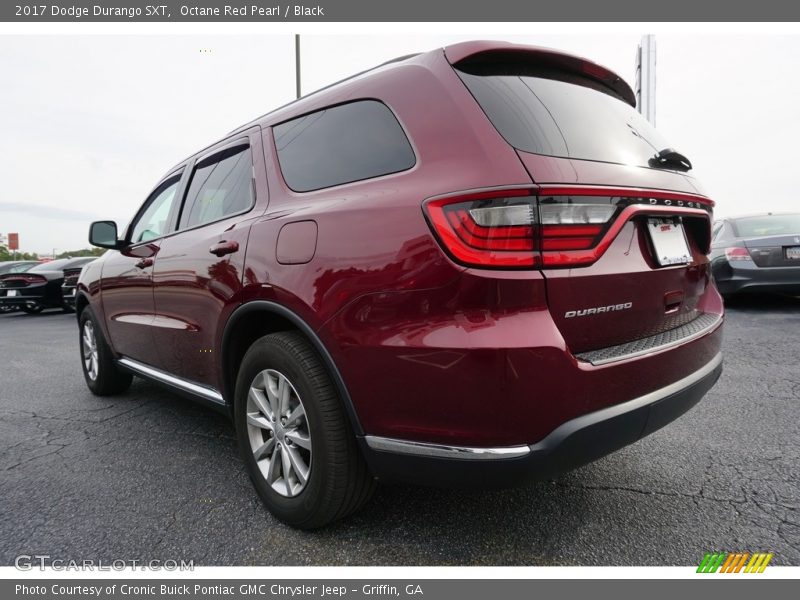 Octane Red Pearl / Black 2017 Dodge Durango SXT