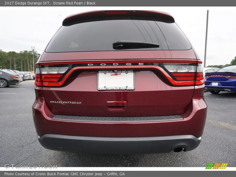 Octane Red Pearl / Black 2017 Dodge Durango SXT
