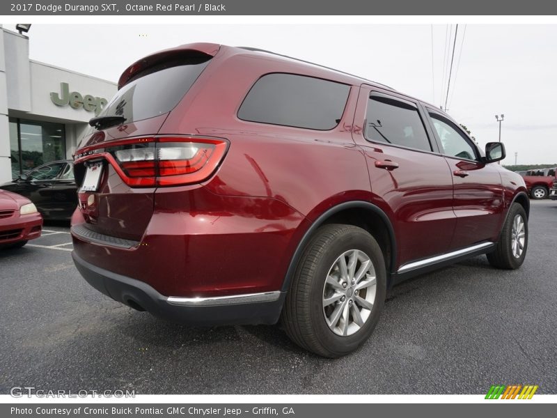 Octane Red Pearl / Black 2017 Dodge Durango SXT