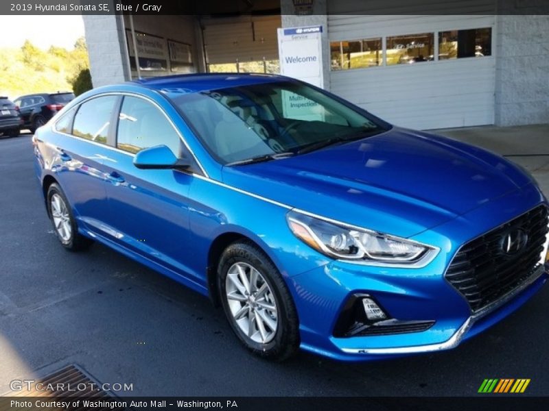 Blue / Gray 2019 Hyundai Sonata SE