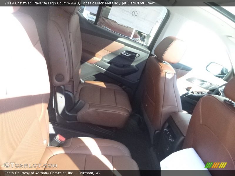 Mosaic Black Metallic / Jet Black/Loft Brown 2019 Chevrolet Traverse High Country AWD