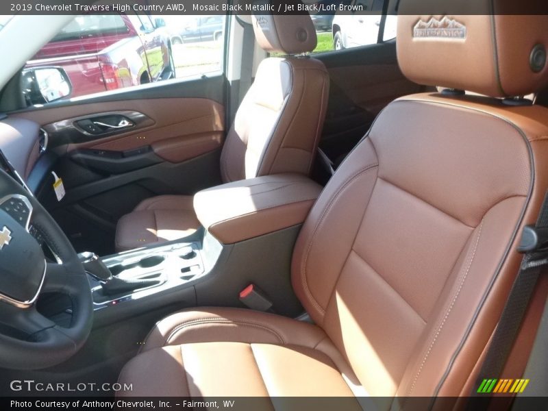 Mosaic Black Metallic / Jet Black/Loft Brown 2019 Chevrolet Traverse High Country AWD