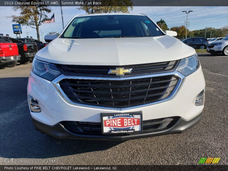 Summit White / Jet Black 2019 Chevrolet Equinox LT AWD
