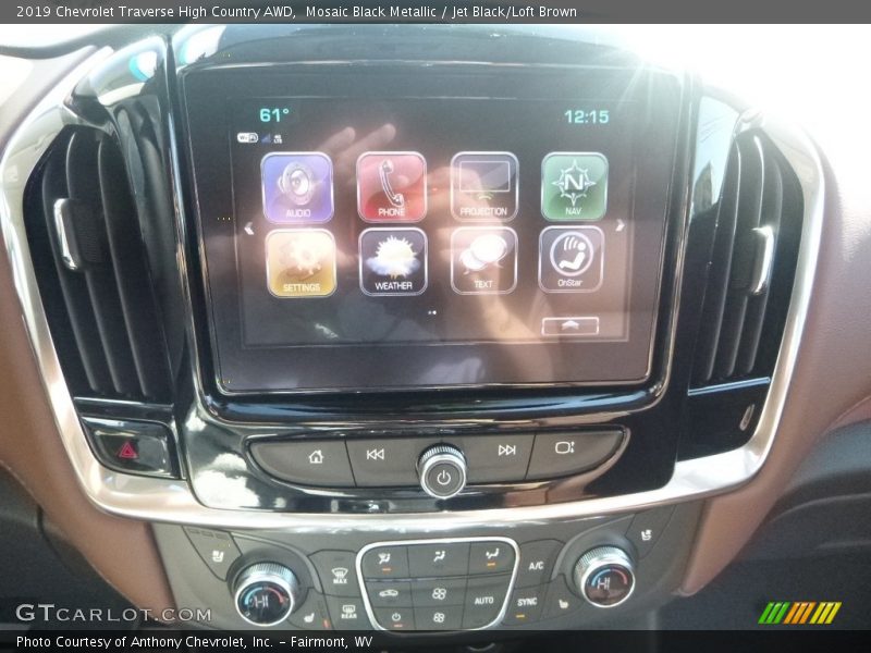 Mosaic Black Metallic / Jet Black/Loft Brown 2019 Chevrolet Traverse High Country AWD