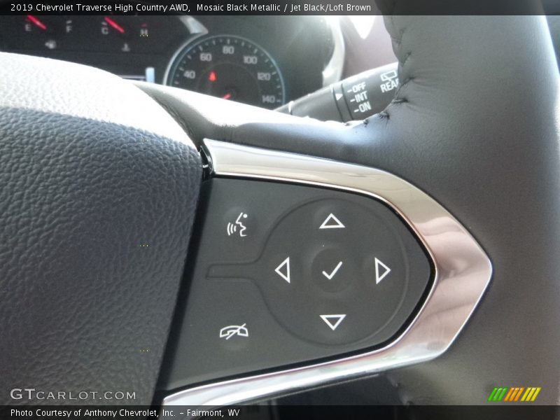 Mosaic Black Metallic / Jet Black/Loft Brown 2019 Chevrolet Traverse High Country AWD
