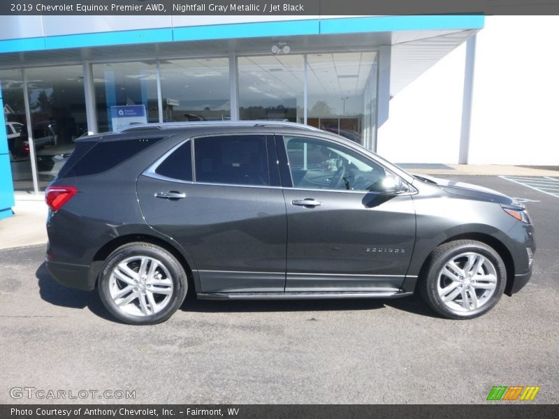 Nightfall Gray Metallic / Jet Black 2019 Chevrolet Equinox Premier AWD