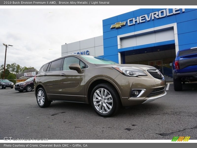 Bronze Alloy Metallic / Light Neutral 2019 Buick Envision Premium II AWD