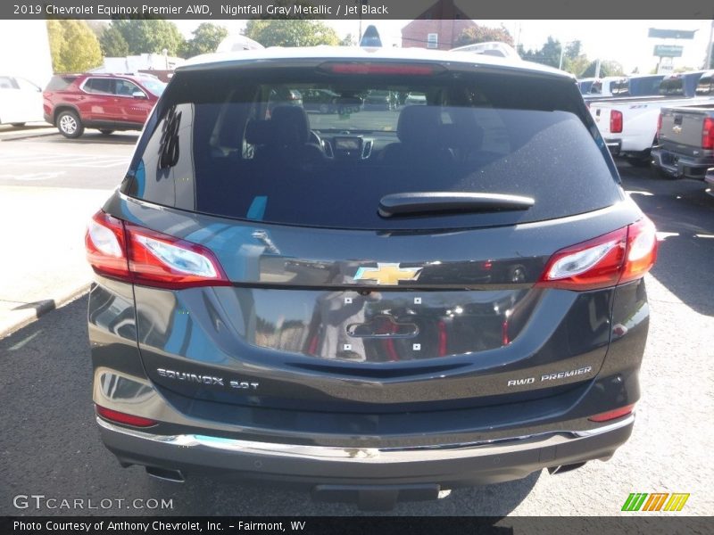Nightfall Gray Metallic / Jet Black 2019 Chevrolet Equinox Premier AWD