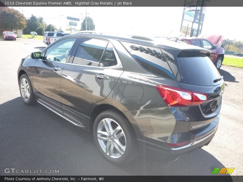 Nightfall Gray Metallic / Jet Black 2019 Chevrolet Equinox Premier AWD