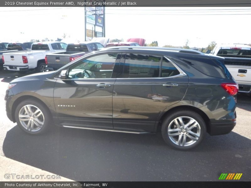 Nightfall Gray Metallic / Jet Black 2019 Chevrolet Equinox Premier AWD