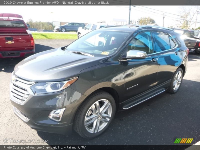 Nightfall Gray Metallic / Jet Black 2019 Chevrolet Equinox Premier AWD