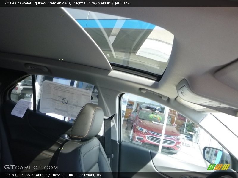 Nightfall Gray Metallic / Jet Black 2019 Chevrolet Equinox Premier AWD
