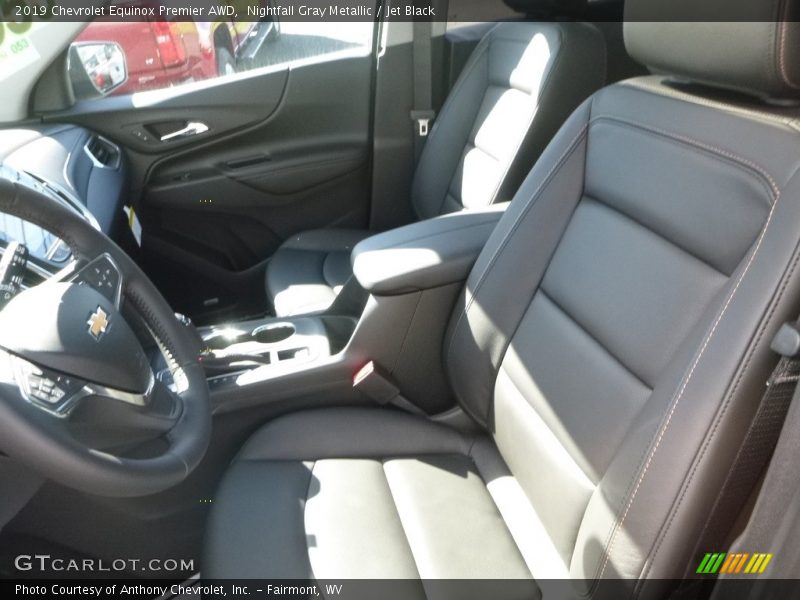 Nightfall Gray Metallic / Jet Black 2019 Chevrolet Equinox Premier AWD