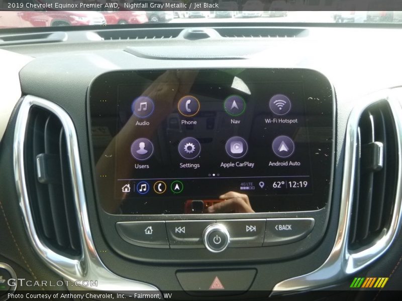 Nightfall Gray Metallic / Jet Black 2019 Chevrolet Equinox Premier AWD