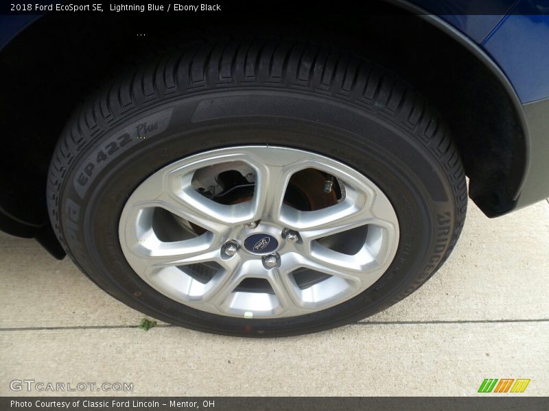 Lightning Blue / Ebony Black 2018 Ford EcoSport SE