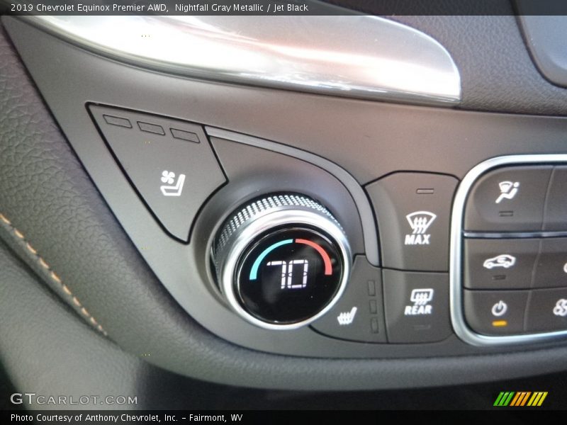 Nightfall Gray Metallic / Jet Black 2019 Chevrolet Equinox Premier AWD