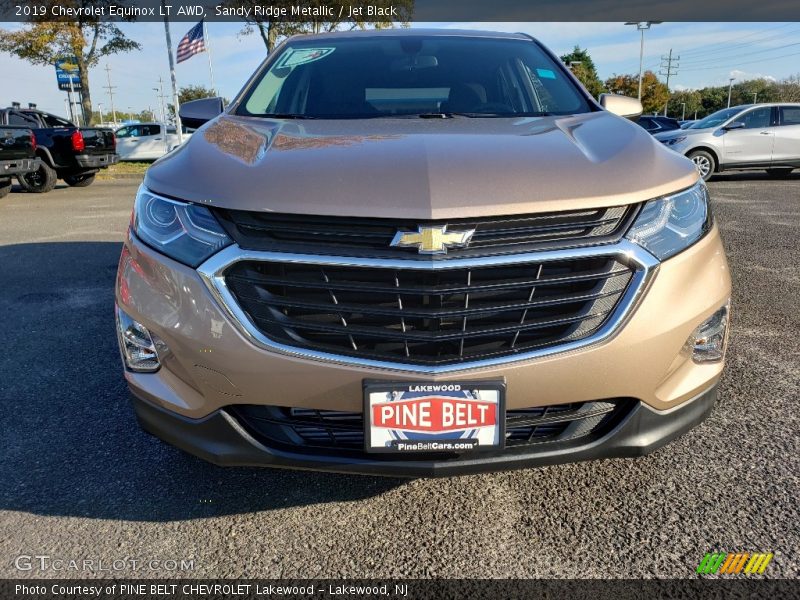 Sandy Ridge Metallic / Jet Black 2019 Chevrolet Equinox LT AWD
