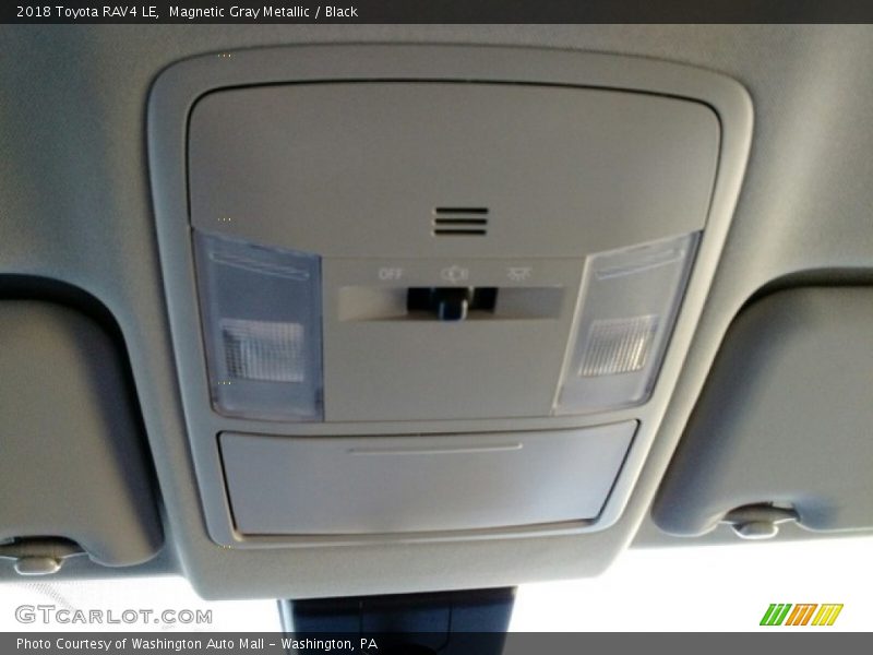 Magnetic Gray Metallic / Black 2018 Toyota RAV4 LE