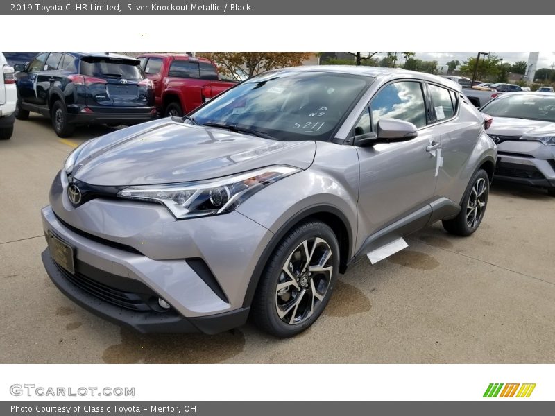 Silver Knockout Metallic / Black 2019 Toyota C-HR Limited