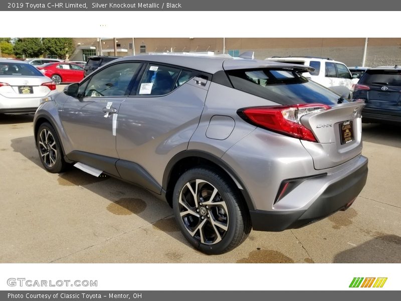 Silver Knockout Metallic / Black 2019 Toyota C-HR Limited