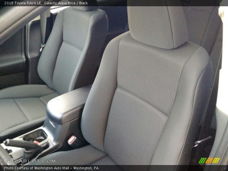 Galactic Aqua Mica / Black 2018 Toyota RAV4 LE