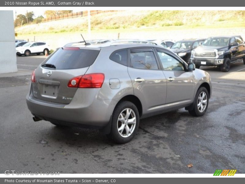 Gotham Gray / Black 2010 Nissan Rogue SL AWD