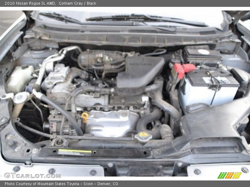 Gotham Gray / Black 2010 Nissan Rogue SL AWD