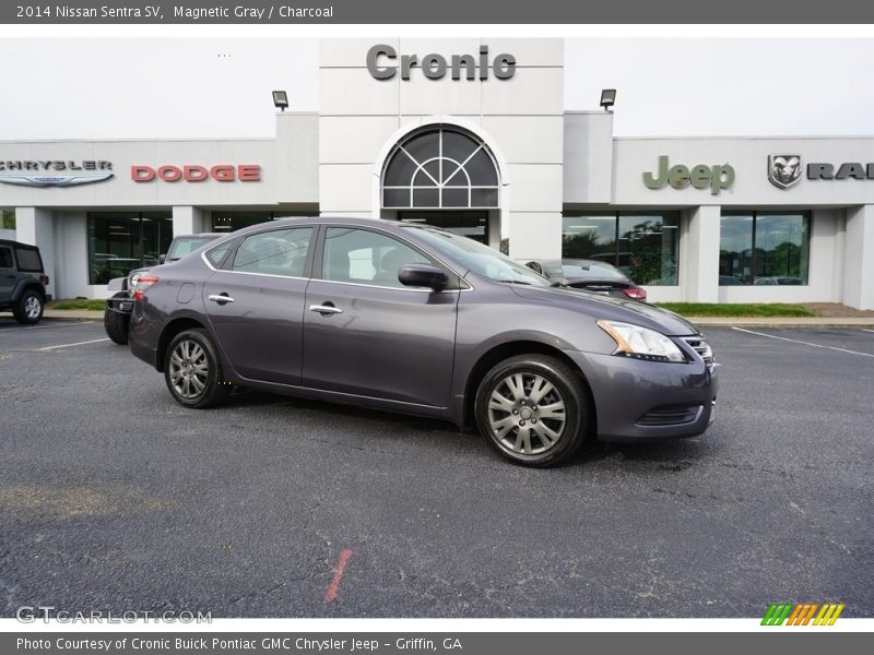 Magnetic Gray / Charcoal 2014 Nissan Sentra SV