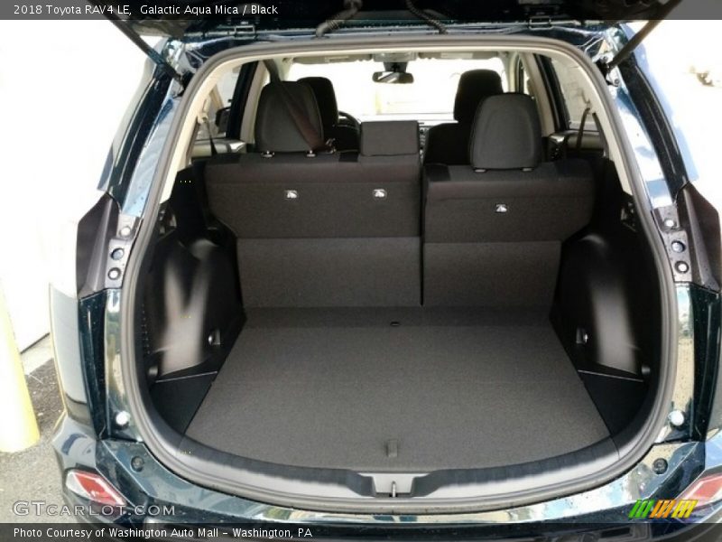 Galactic Aqua Mica / Black 2018 Toyota RAV4 LE