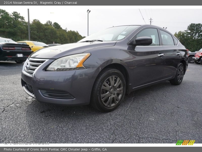 Magnetic Gray / Charcoal 2014 Nissan Sentra SV