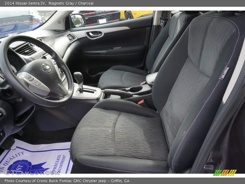 Magnetic Gray / Charcoal 2014 Nissan Sentra SV