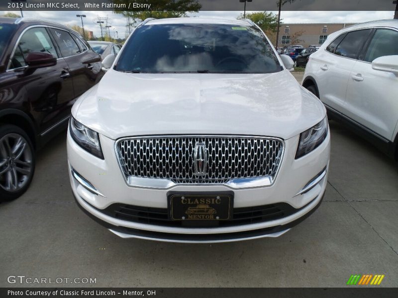 White Platinum / Ebony 2019 Lincoln MKC Select