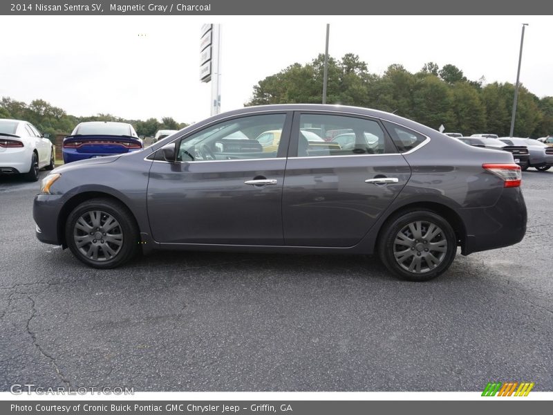 Magnetic Gray / Charcoal 2014 Nissan Sentra SV