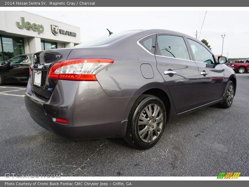 Magnetic Gray / Charcoal 2014 Nissan Sentra SV