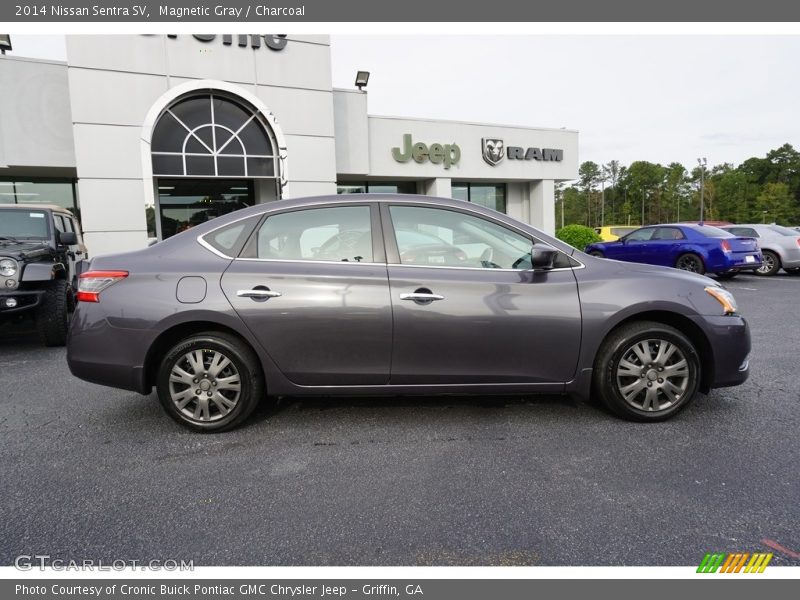 Magnetic Gray / Charcoal 2014 Nissan Sentra SV