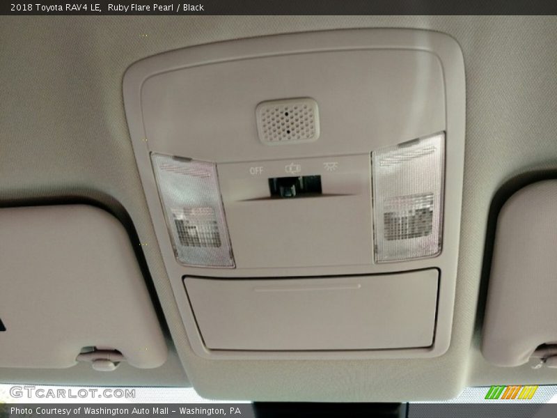 Ruby Flare Pearl / Black 2018 Toyota RAV4 LE