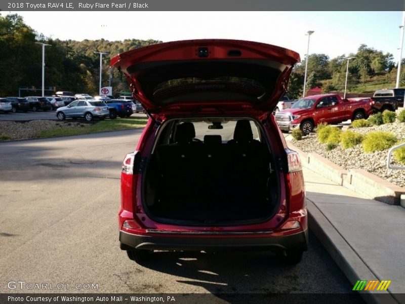 Ruby Flare Pearl / Black 2018 Toyota RAV4 LE