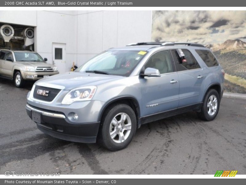 Blue-Gold Crystal Metallic / Light Titanium 2008 GMC Acadia SLT AWD