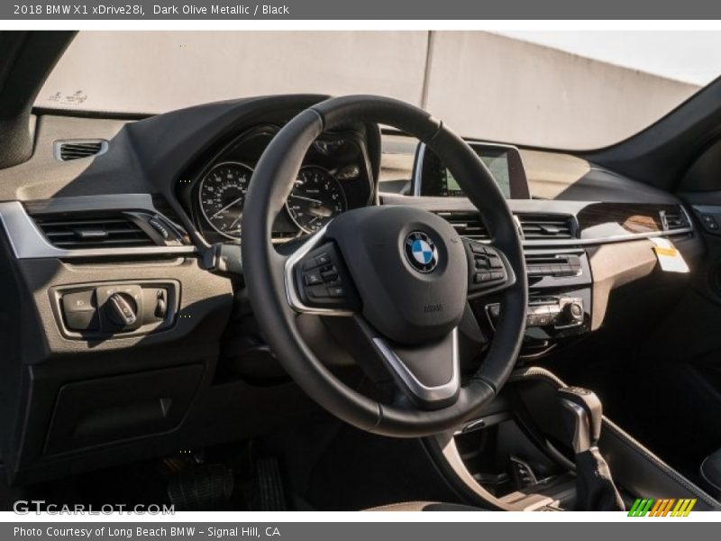 Dark Olive Metallic / Black 2018 BMW X1 xDrive28i