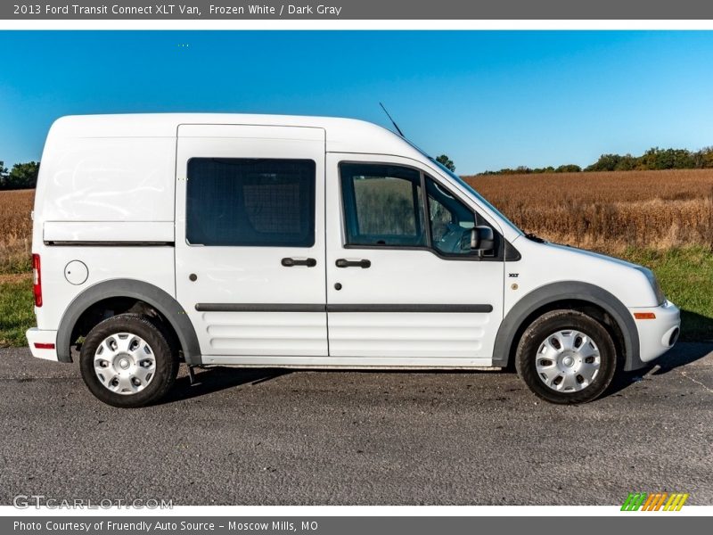 Frozen White / Dark Gray 2013 Ford Transit Connect XLT Van