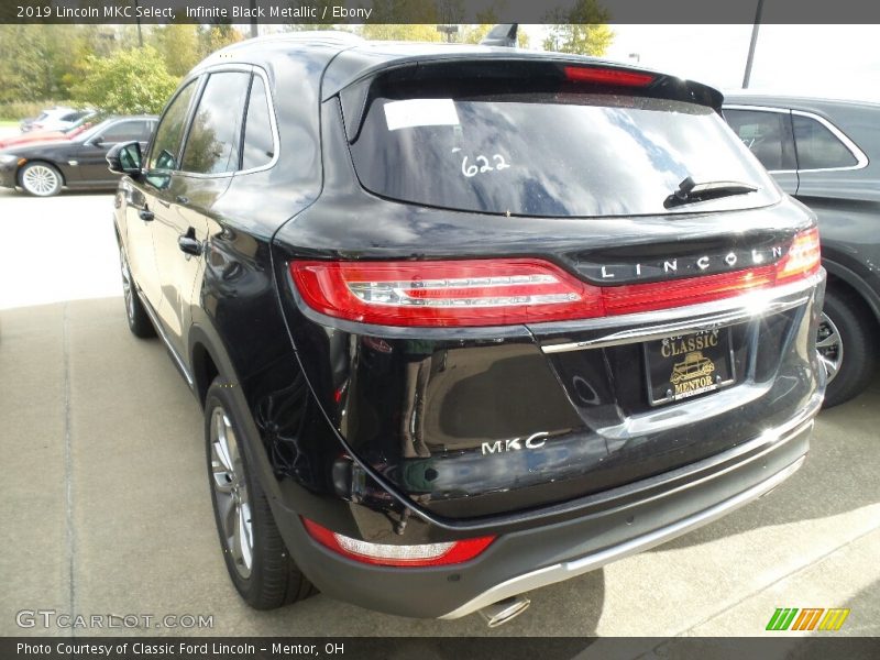 Infinite Black Metallic / Ebony 2019 Lincoln MKC Select