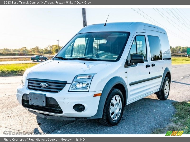 Frozen White / Dark Gray 2013 Ford Transit Connect XLT Van
