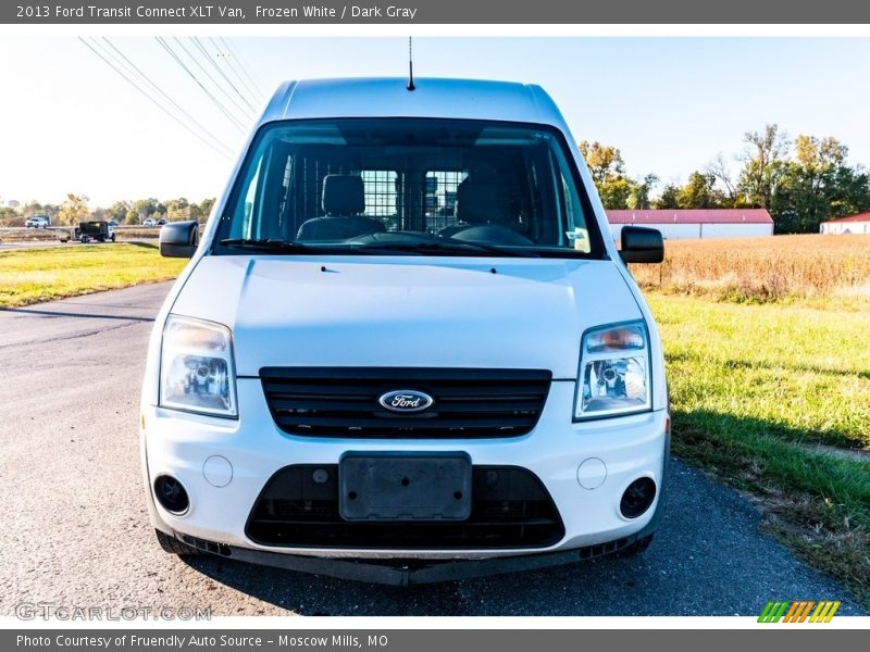 Frozen White / Dark Gray 2013 Ford Transit Connect XLT Van