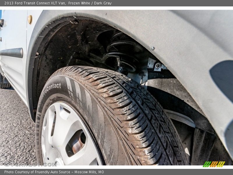 Frozen White / Dark Gray 2013 Ford Transit Connect XLT Van