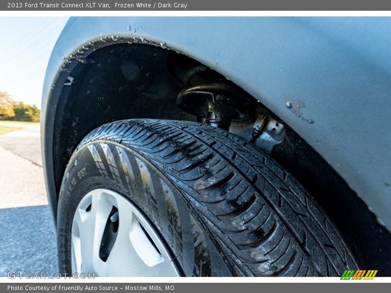 Frozen White / Dark Gray 2013 Ford Transit Connect XLT Van