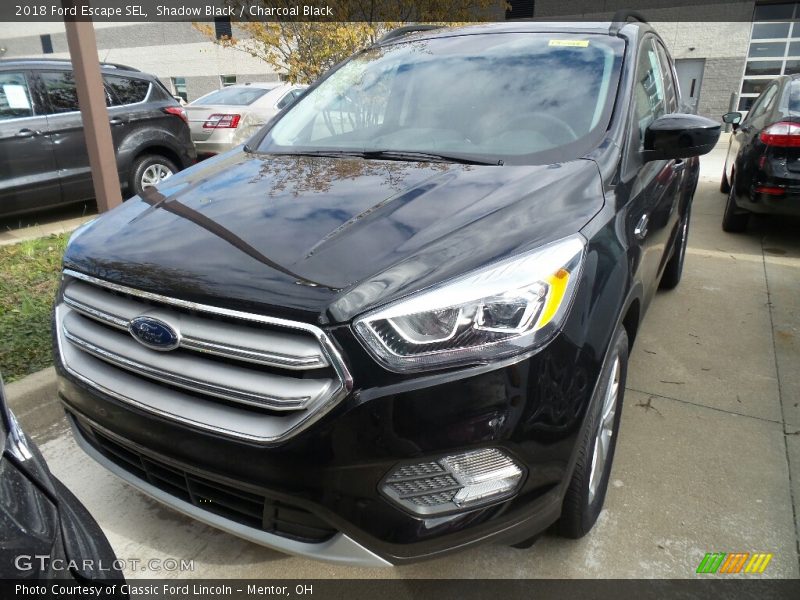 Shadow Black / Charcoal Black 2018 Ford Escape SEL