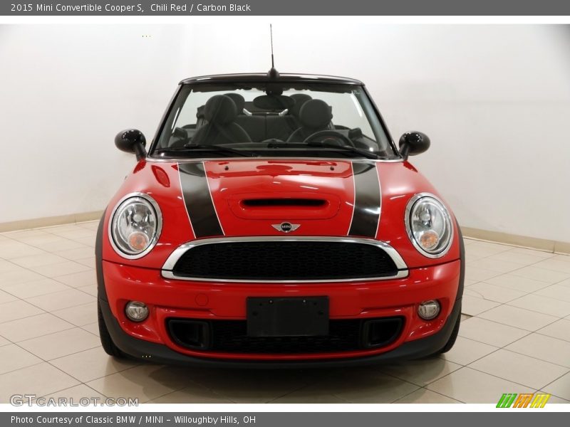 Chili Red / Carbon Black 2015 Mini Convertible Cooper S