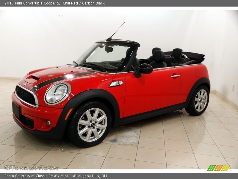 Chili Red / Carbon Black 2015 Mini Convertible Cooper S