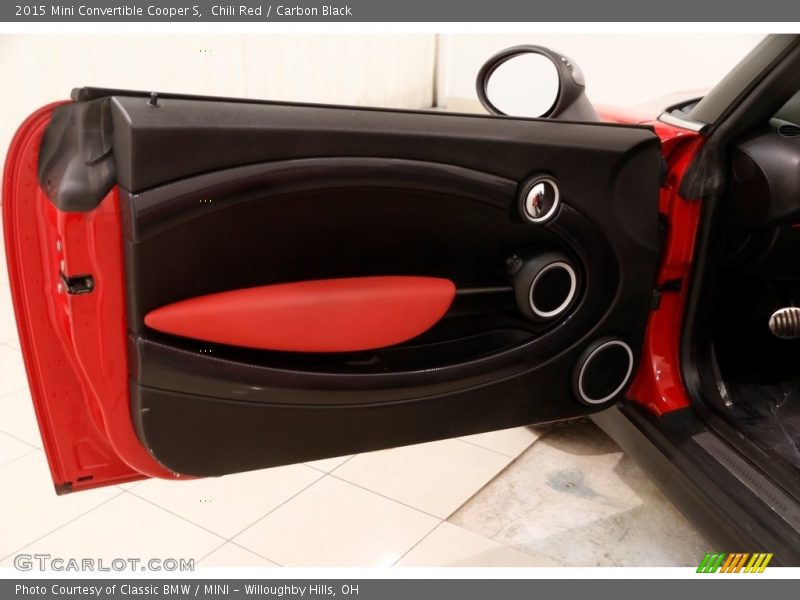 Chili Red / Carbon Black 2015 Mini Convertible Cooper S