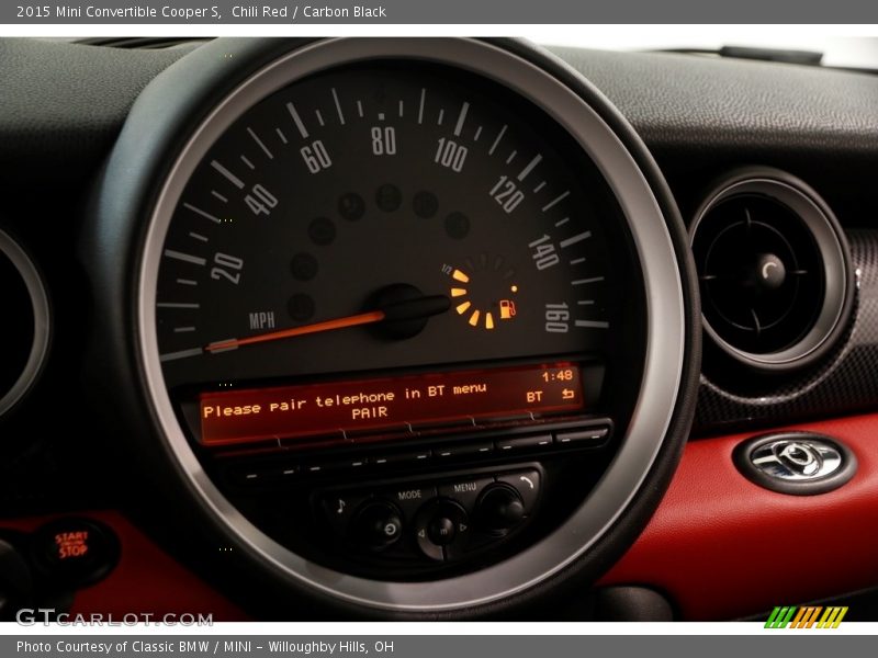 Chili Red / Carbon Black 2015 Mini Convertible Cooper S